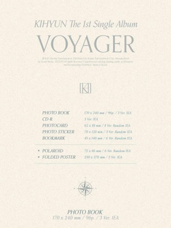 Альбом KIHYUN - VOYAGER 1st Single Album RANDOM Version