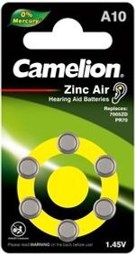 Батарейка Camelion  ZA10 к-т6шт