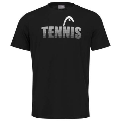 Футболка для мальчика теннисная Head Club Colin T-Shirt JR - black