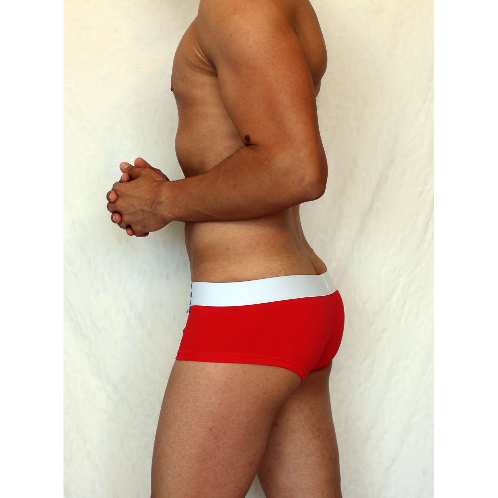 Мужские трусы хипсы красные Boefje