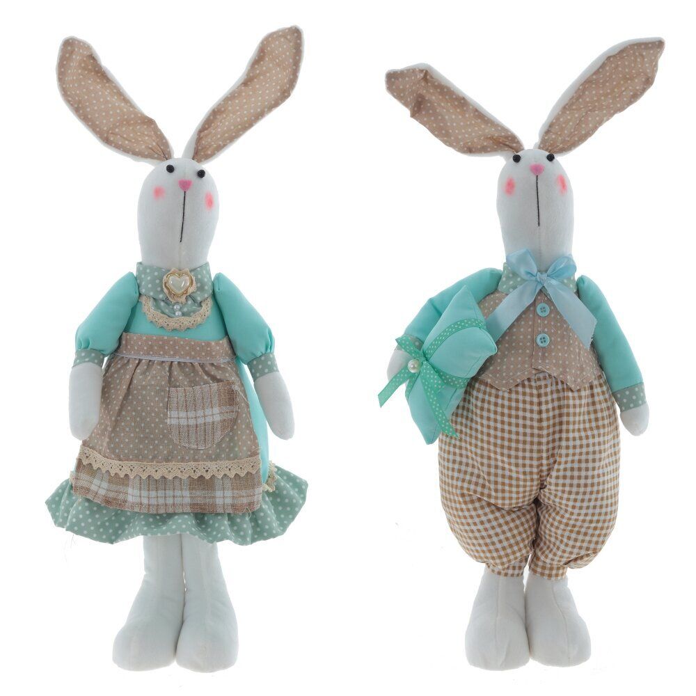 GAEM Игрушка набивная "Заяц/Зайка", L17 W12 H59/46 см, 2в.