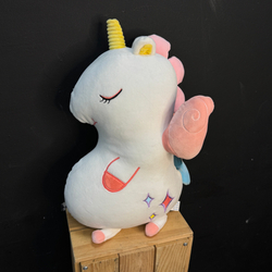 Единорог плюшевый белый