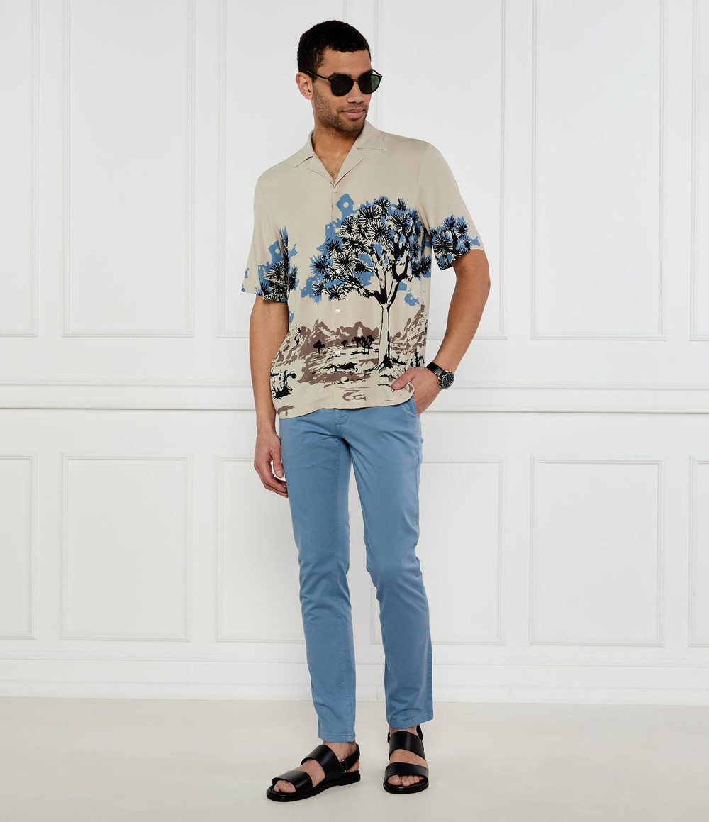 Чиносы BOSS ORANGE - голубой(50510933)