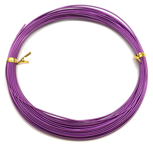 Проволока гибкая фиолетовая 1 мм (моток 10 метров)