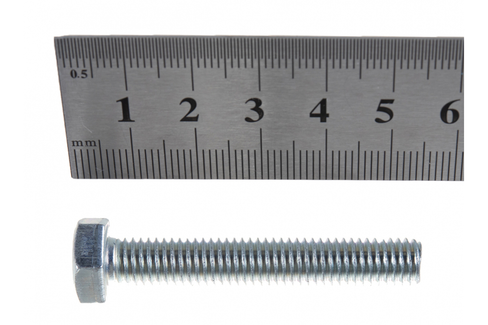 БОЛТ СТРОЙБАТ ОЦИНКОВАННЫЙ DIN 933М 8Х50 3ШТ