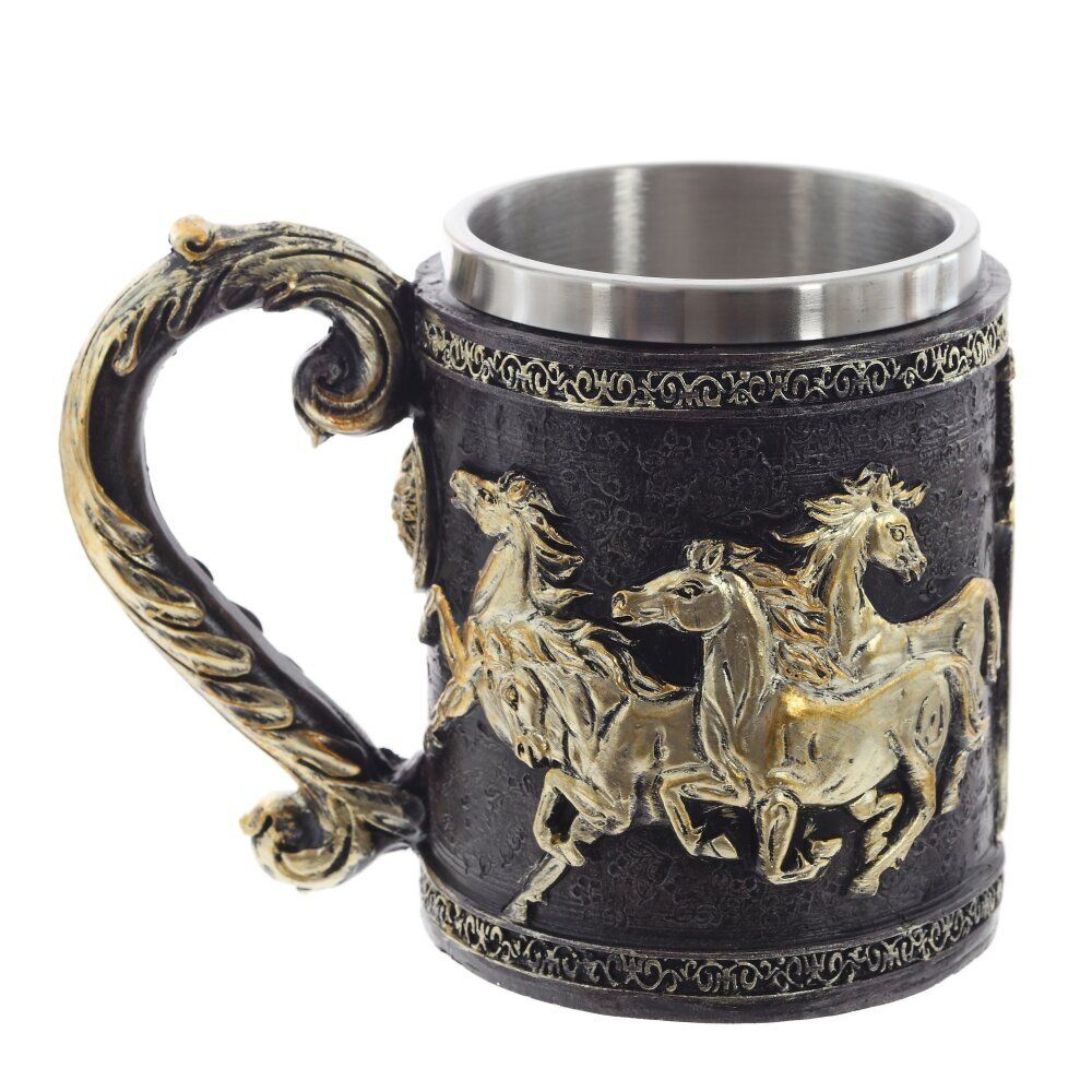 GAEM Кружка "Тройка лошадей", 430 мл, L15 W10 H12 см