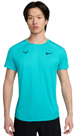 Мужская теннисная футболка Nike Rafa Challenger Dri-Fit Tennis Top - dusty cactus/black