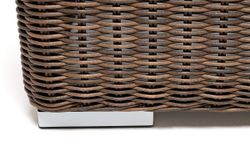 "Боно" лаунж-зона из искусственного ротанга, цвет коричневый