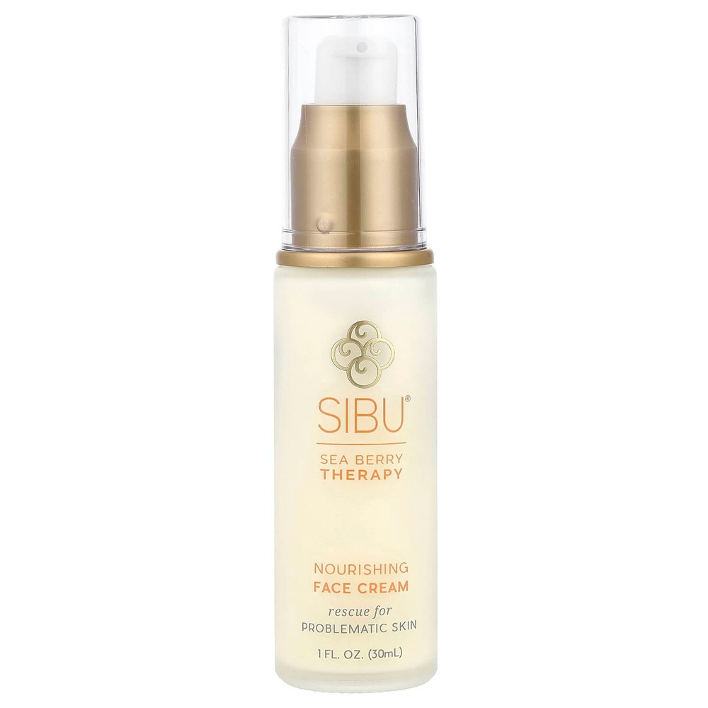 Sibu Beauty, Облепиха, питательный крем для лица, 1 ж. унц.(30 мл)