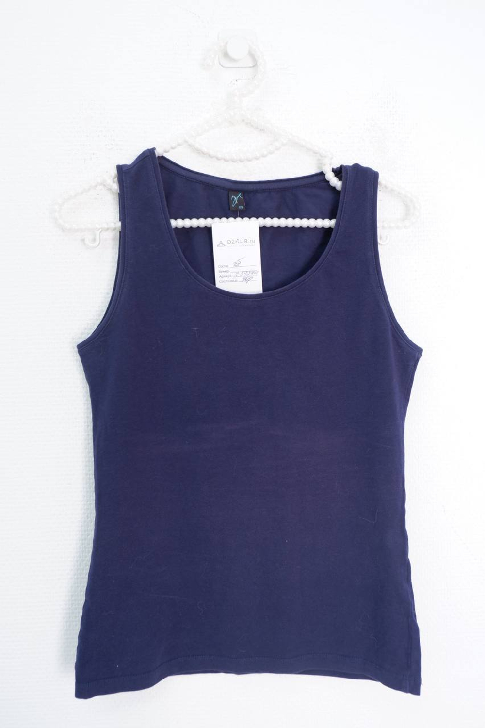 Майка темно-синего цвета 42 размер