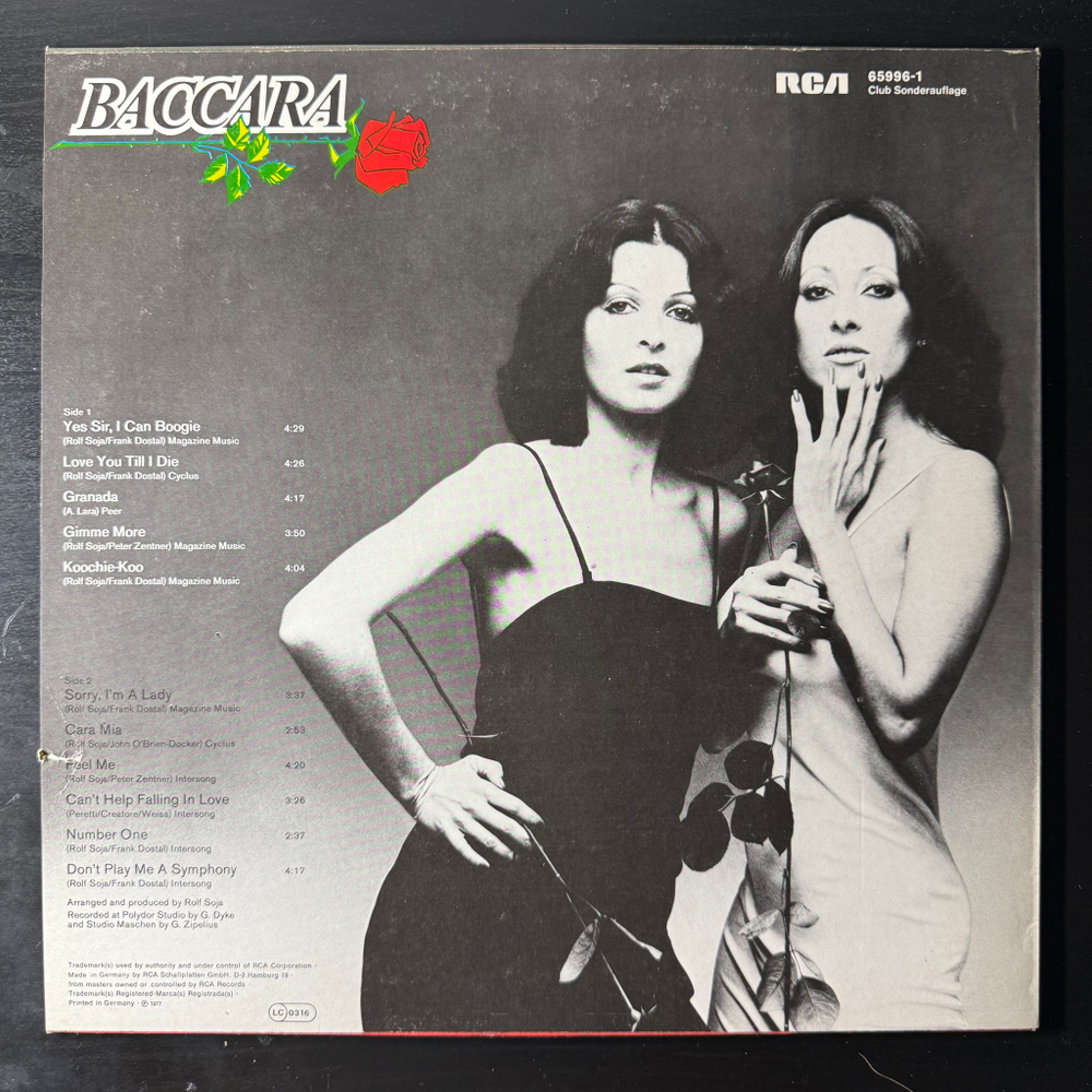 Baccara - Baccara (Германия 1977г.)