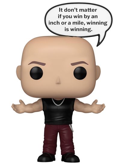 Фигурка Funko POP! Movies Fast & Furious Dom Toretto (Winning is Winning) (1993) 90492 / Фигурка Фанко ПОП! по мотивам франшизы "Форсаж", Доминик Торетто. Товар уцененный