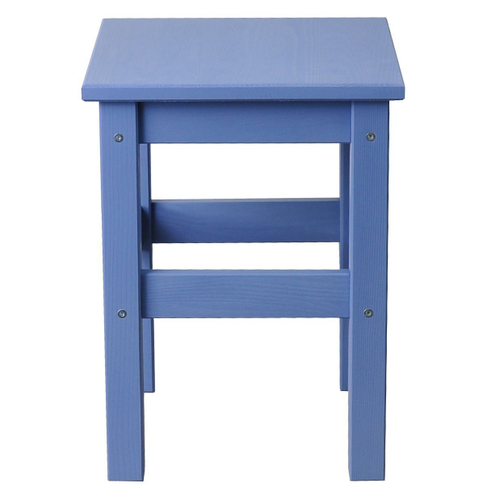 Табурет деревянный Одвар 33х33 см из массива сосны, синий
