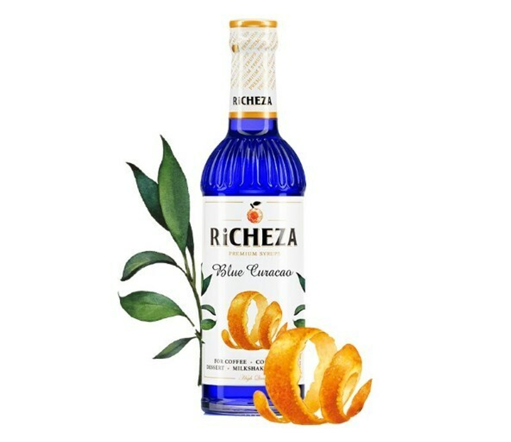 Сироп RiCHEZA Блю Кюрасао стекло (0,33л)