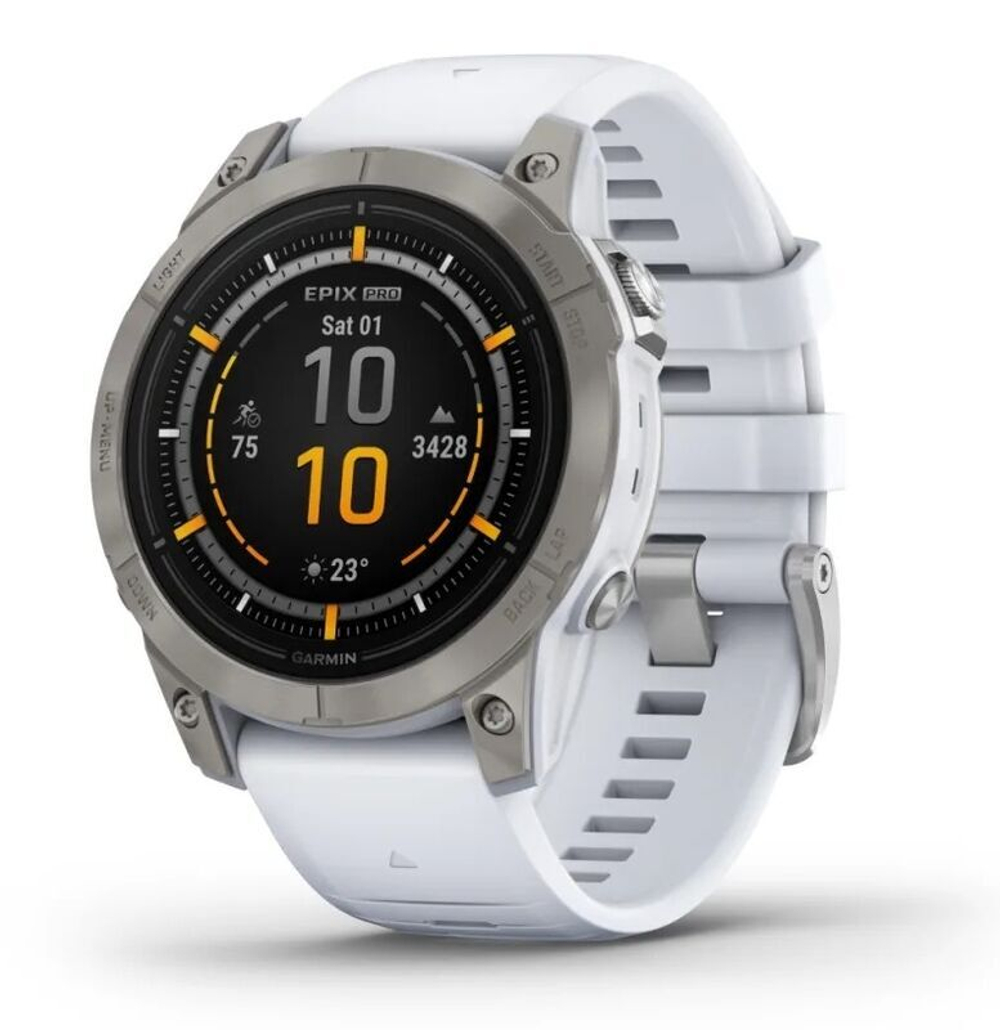 Умные часы Garmin Epix Pro Gen 2 Sapphire White 47 мм