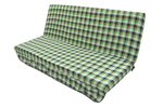 Мягкий элемент  1800х560х80 поликоттон М101-МТ091 арт.Мастак,Мастак Пр.,Секвойя,Сорренто,Варадеро,Сиена,Торнадо (цвет ткани зеленая клетка рис.клетка "Garden story"