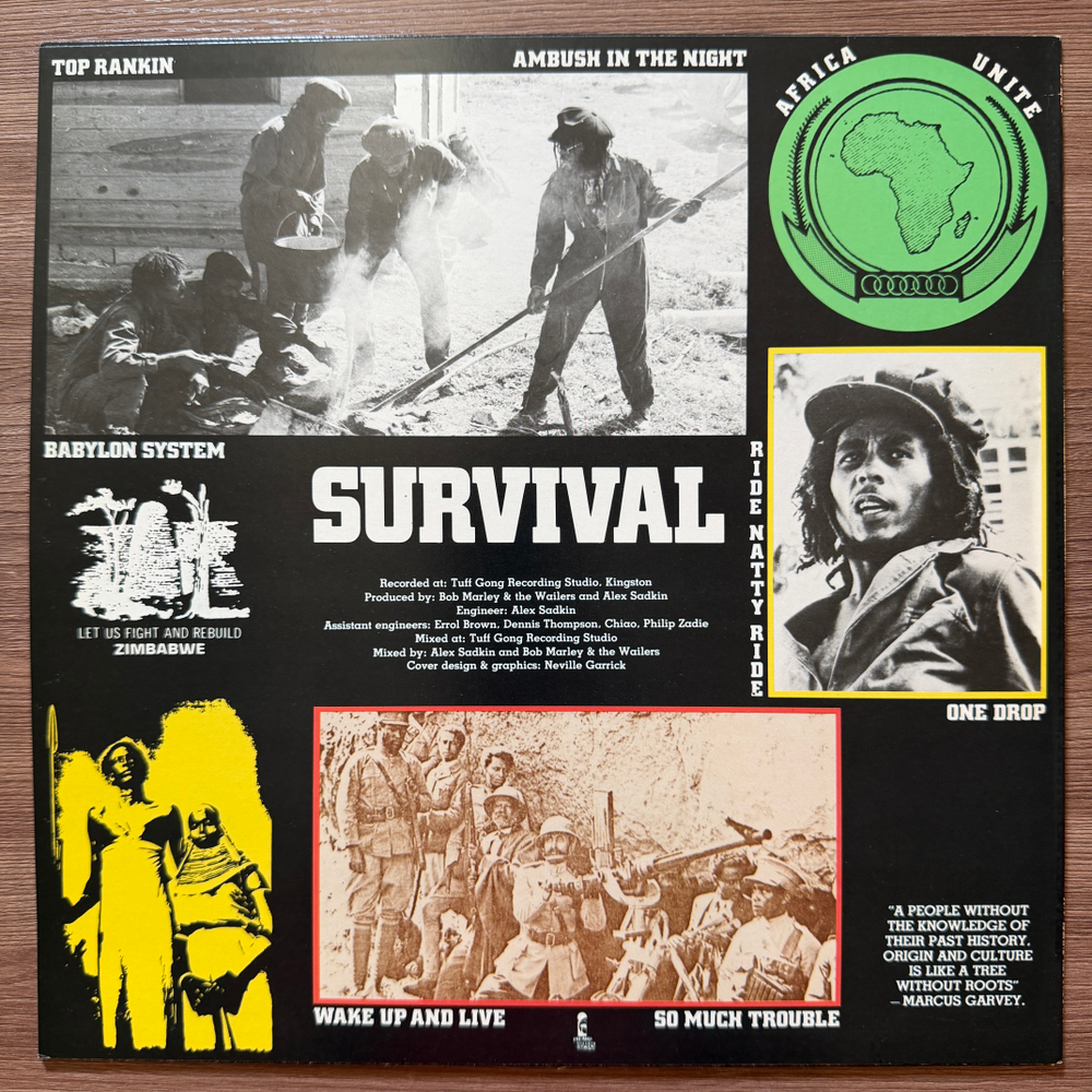 Bob Marley & The Wailers - Survival (Скандинавия 1979г.)