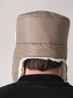 Шапка ушанка Город Горький бежевая