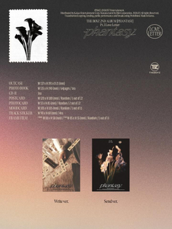 Альбом THE BOYZ - PHANTASY : PT.3 LOVE LETTER 2nd Album 2 Version SET