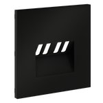 Накладка для розетки акустической 4-местной , S70 (черный матовый)