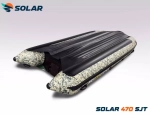 Лодка надувная моторная solar-470 super jet tunnel