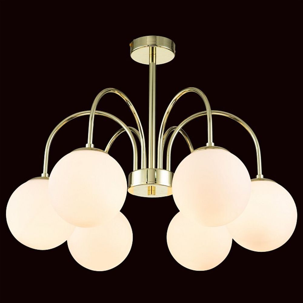 Люстра на штанге Indigo Voga 13017/6R Gold