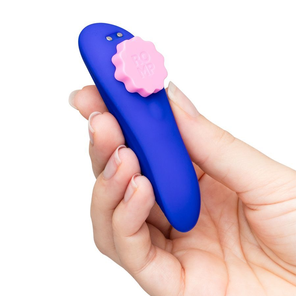 Синий вибратор в трусики с пультом ДУ Party (Цвет: синий)