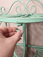 Подставка для цветов напольная металлическая