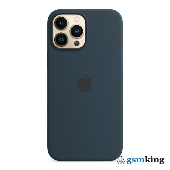 Apple Silicone Case with MagSafe iPhone 13 Pro Max Abyss Blue «Синий омут» MM2T3ZE/A