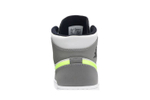 Кроссовки Jordan Air Jordan 1 Mid Neon Yellow Grey