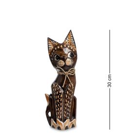 Decor and Gift 99-093 Статуэтка «Кошка» 30 см (албезия, о.Бали)