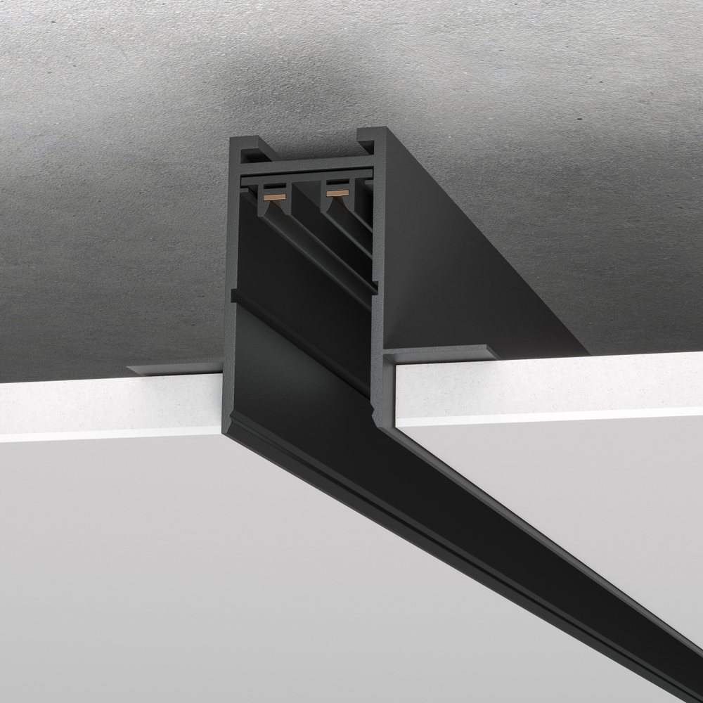 ST021.429.00H (аналог ST021.429.00) Шинопровод SKYLINE 220 встраиваемый ST-Luce Черный Длина 2 000мм
