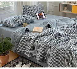 ZEPHYR HOME КПБ Полуторка с одеялом, голубой