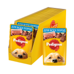 Влажный корм для взрослых собак PEDIGREE с говядиной и ягненком в соусе 85 г