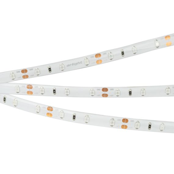 Светодиодная влагозащищенная лента Arlight 4,8W/m 60LED/m 2835SMD желтый 5M 015731(2)