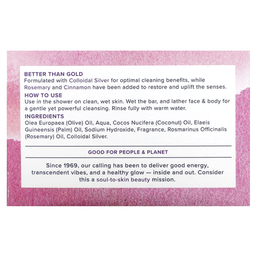 Heritage Store, мыло с коллоидным серебром, 100 г (3,5 унции)