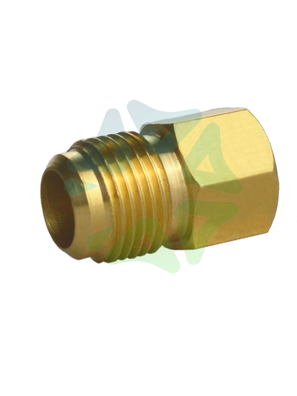 Штуцер переходной DJ папа М 3/8" SAE - мама F 1/4" SAE