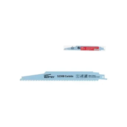 Пилка сабельная по дереву с гвоздями S230B (1 шт) WORTEX SSB2306C0018