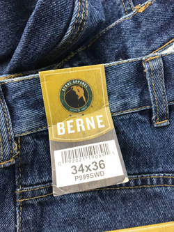 Джинсы Berne синие 46 размер, новые