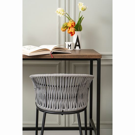 Стул полубарный haugen, темно-серый/светло-серый