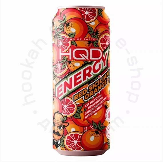 HQD Energy Red Sicilian Orange Красный сицилийский апельсин 0,45л (М)