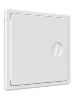 Люк ревизионный ЛТП накладной ручка-задвижка 300х300 пластик EVECS