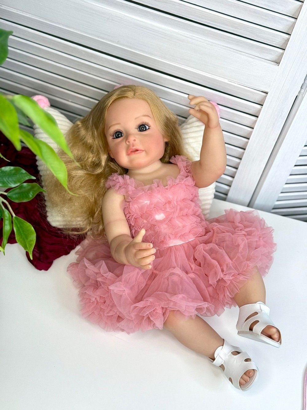 Кукла Реборн виниловая 55см в пакете (FA-555)