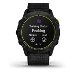 Часы для экстремальных видов спорта Garmin Enduro титановый корпус с угольно-серым DLC-покрытием и черный нейлоновый ремешок UltraFit 010-02408-01