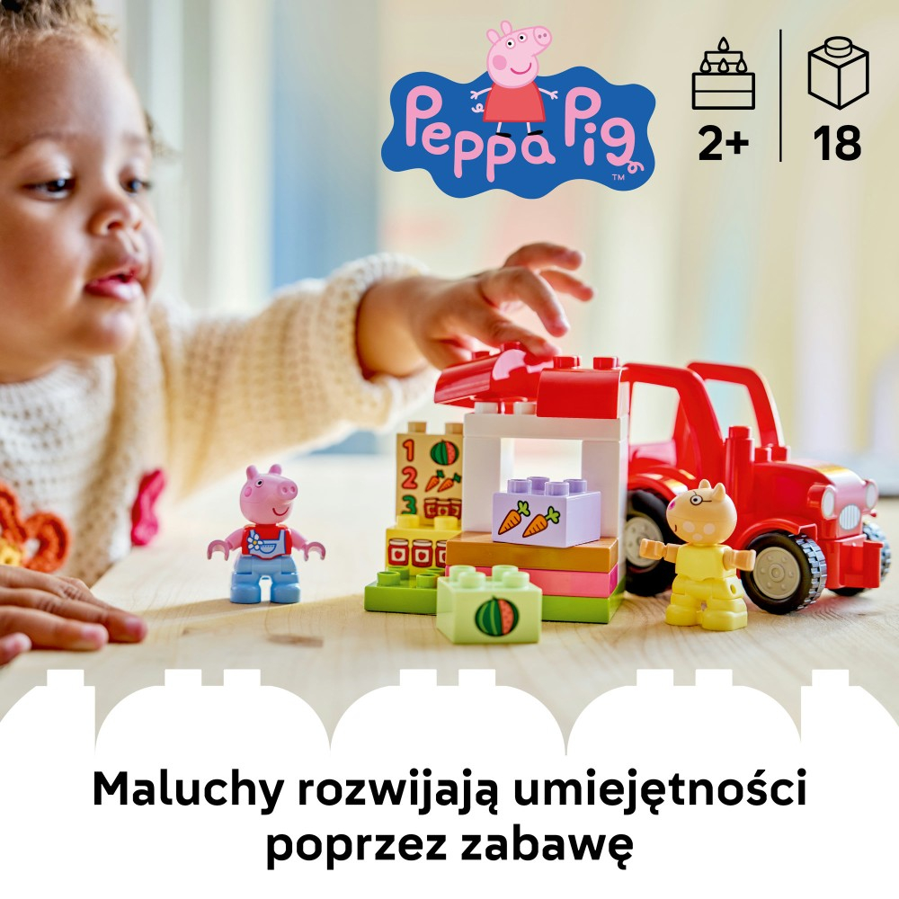 LEGO DUPLO Świnka Peppa - Трактор и рынок 10468