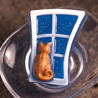 Кошка на окошке, пластиковая форма
