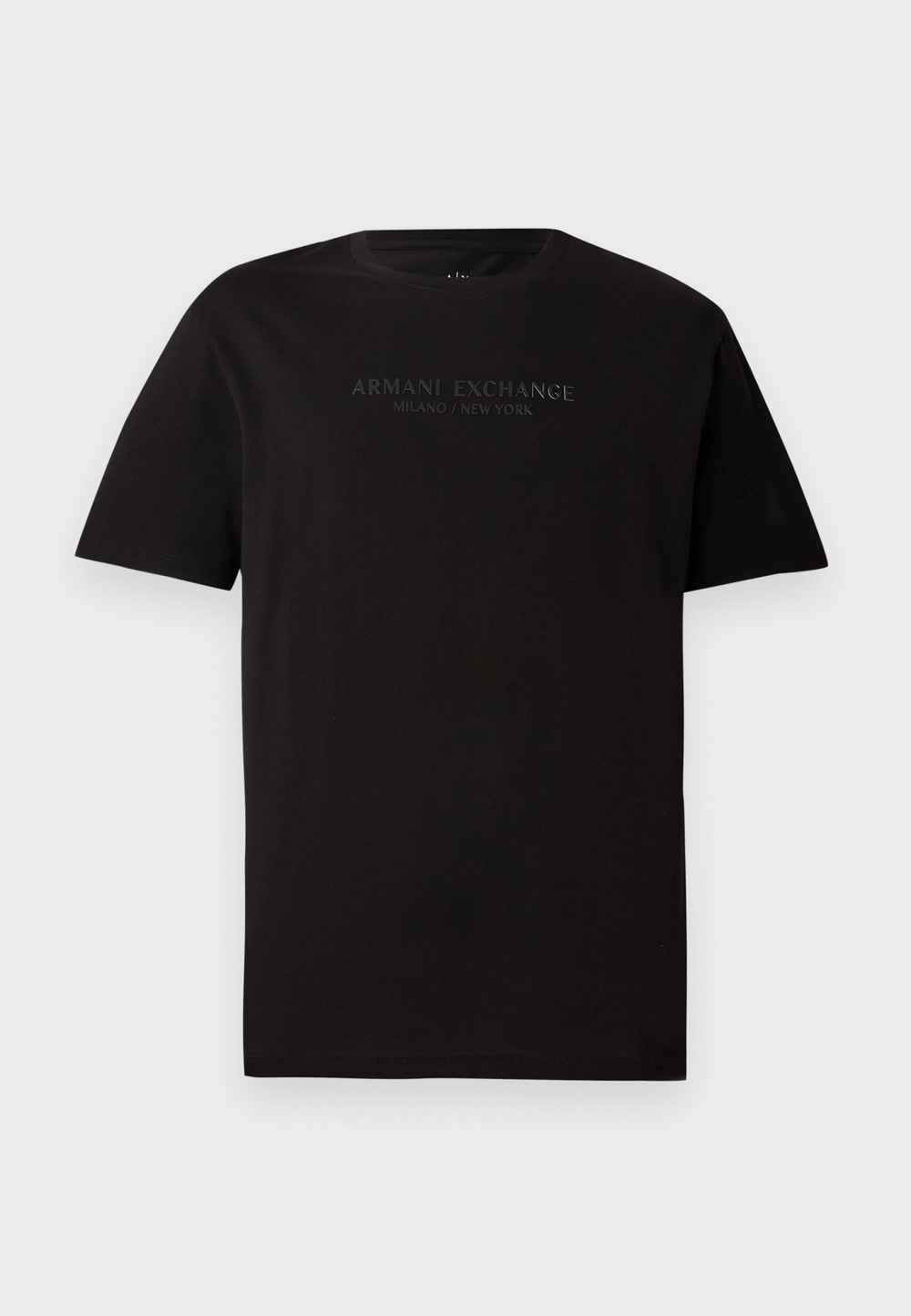 Armani Exchange T-SHIRT REGULAR FIT - Футболка с принтом - Чёрный