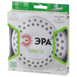 Фонарь кемпинговый светодиодный ЭРА KB-601 НЛО на батарейках с магнитом и карабином походный яркий светильник