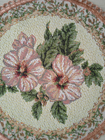 Набор декоративных гобеленовых салфеток Айва (D30 см) 2шт