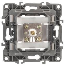 12-3101-12 ЭРА Розетка TV одиночная, IP20, Эра12, графит